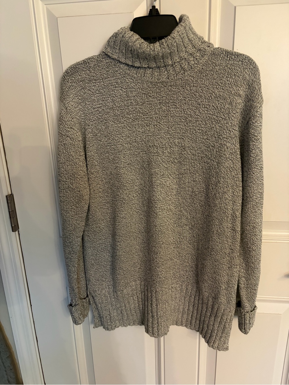 Carolyn Taylor Heather Gray Turtleneck Sweater